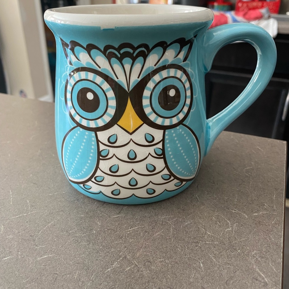Blue Owl Ceramic Mug